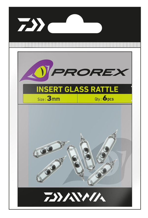 DAIWA Prorex Screw-In insert Glass Rattle, Rassel