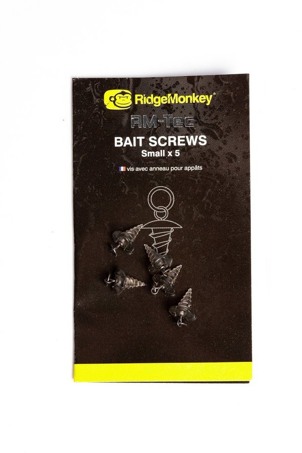 RidgeMonkey RM-Tec Hook Ring Bait Screws, Karpfenzubehör