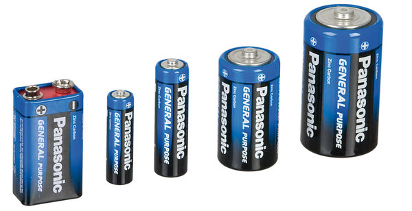Panasonic Batterien General Purpose, Qualitätsbatterien
