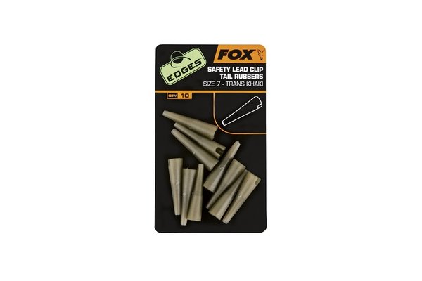 FOX Safety Lead Clip Tail Rubbers Size 7, Tail Rubber
