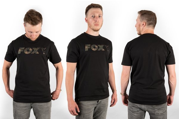 FOX Black Camo Print T-Shirt, Shirt