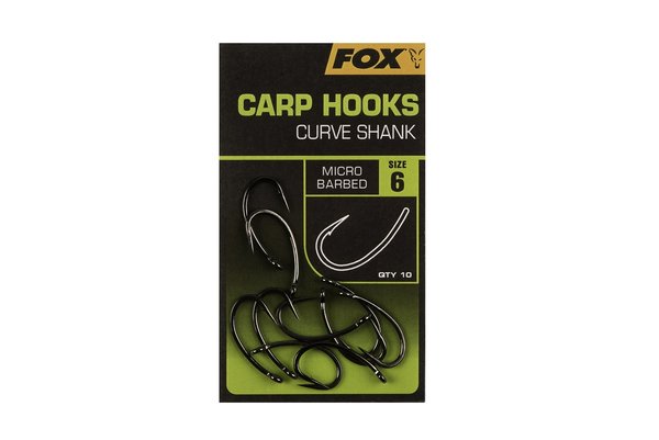 FOX Carp Hooks Curve Shank, Karpfenhaken