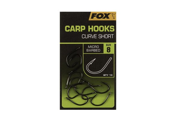 FOX Carp Hooks Curve Shank Short, Karpfenhaken