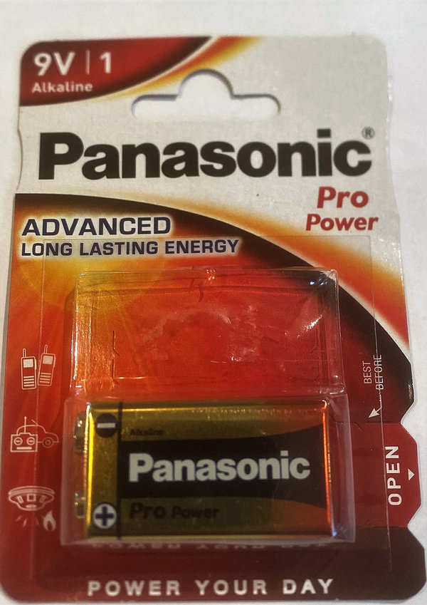 Panasonic ProPower 9 Volt Block, Batterie