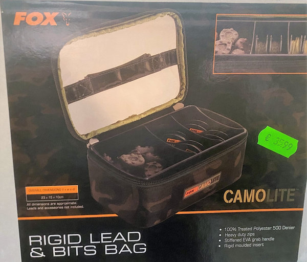 FOX Camolite Rigid Lead & Bits Bag, Angeltasche