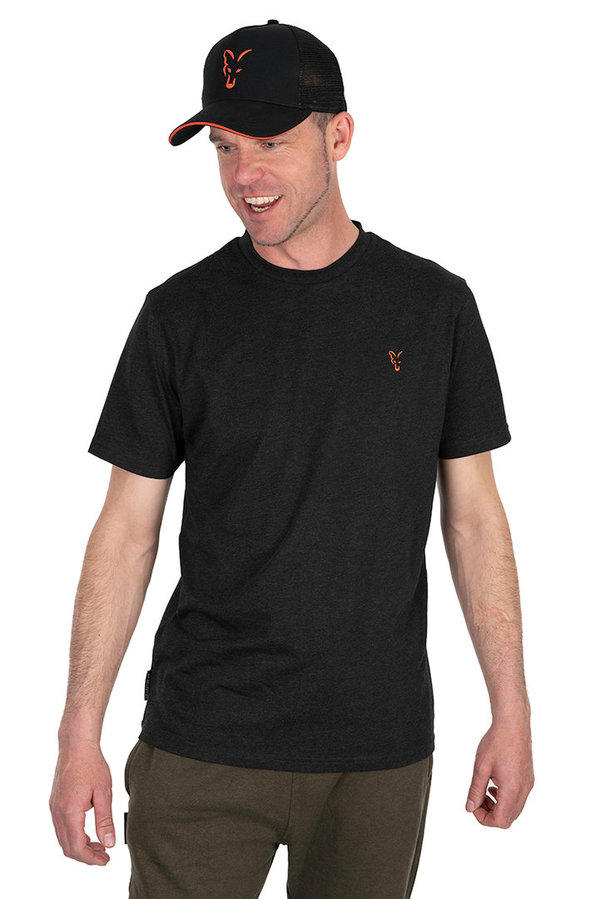 Fox Collection T Black & Orange, T-Shirt, Angelshirt, Shirt